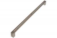 Ручка-скоба 320мм, отделка никель матовый фото