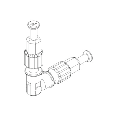 Jinio J6-8 Шток эксцентрика угловой двусторонний фото