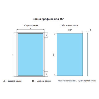 Профиль рамочный FP.06 узкий, L=3000мм, отделка черный шлифованный (анодировка)  фото