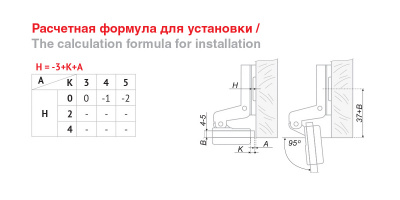 Петля вкладная для стеклянных дверей, чашка D=26мм, с доводчиком Clip-on BOYARD фото