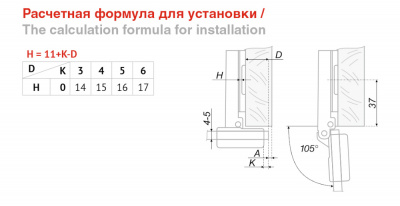 Петля накладная для стеклянных дверей, Slide-on BOYARD фото